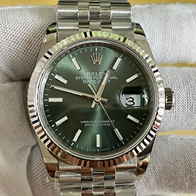 ロレックス2023人気 デイトジャスト M126234-0051 グリーン  36mm N級品ブランドコピー腕時計